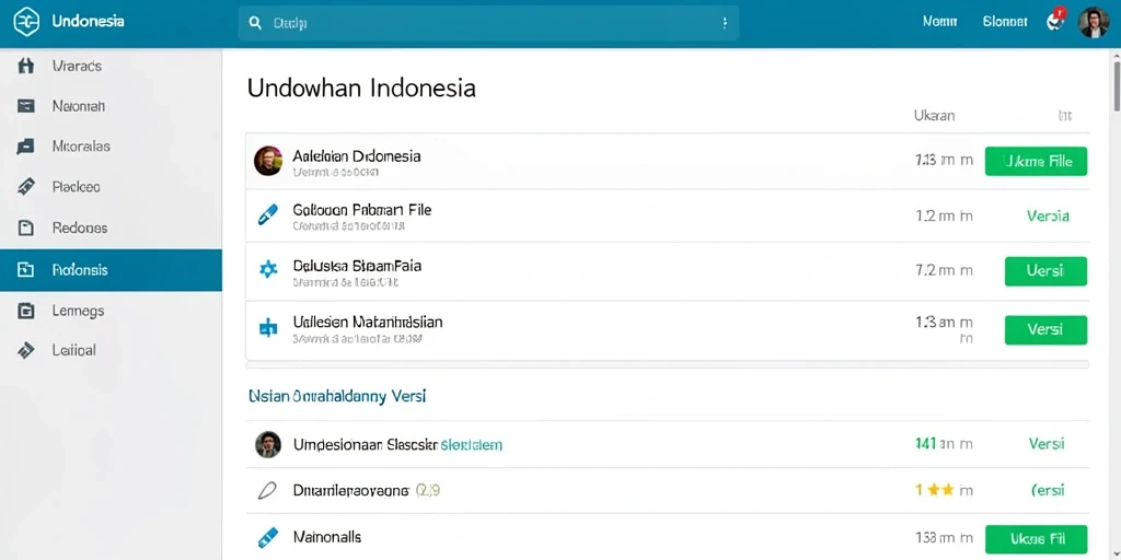 Tampilan antarmuka yang modern dan menarik.