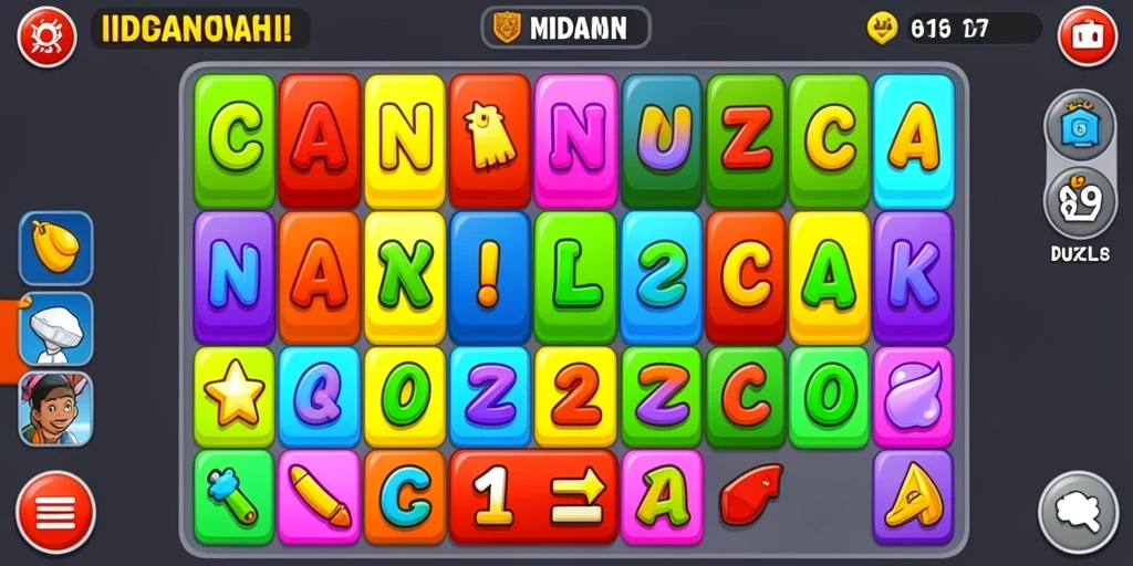 Tampilan awal IDAGAME dengan karakter keren.