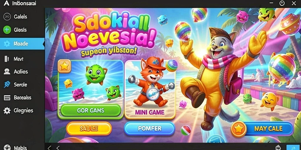 Screenshot menunjukkan pemilihan karakter yang beragam.