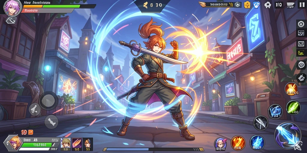 Tampilan awal game yang menarik dan menawan.