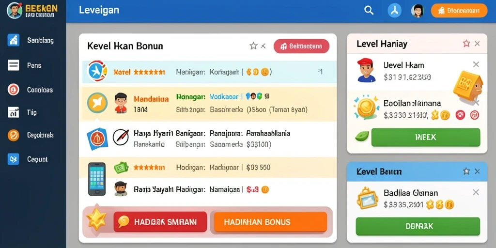 Tangkapan layar menampilkan level baru yang menantang.