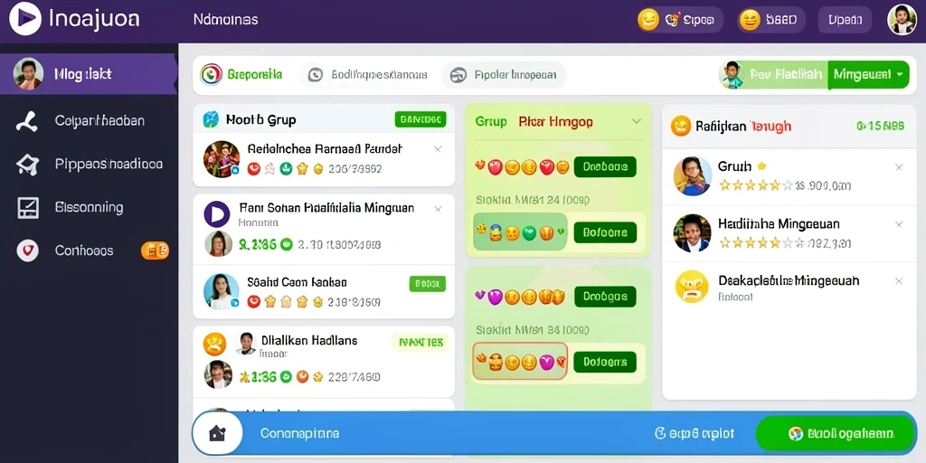 Tampilan antarmuka yang user-friendly.